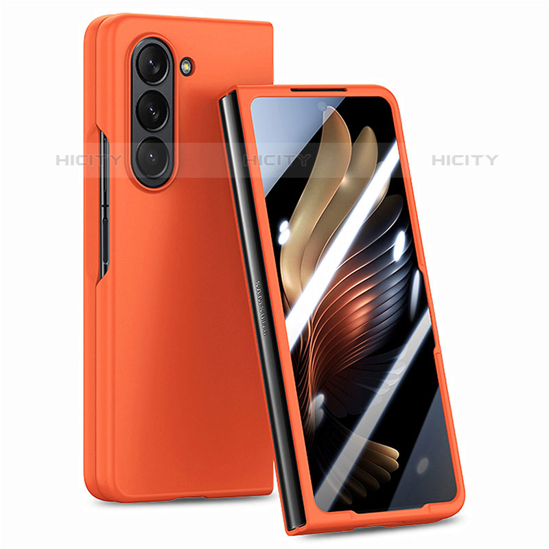 Funda Dura Plastico Rigida Carcasa Mate Frontal y Trasera 360 Grados SD1 para Samsung Galaxy Z Fold5 5G