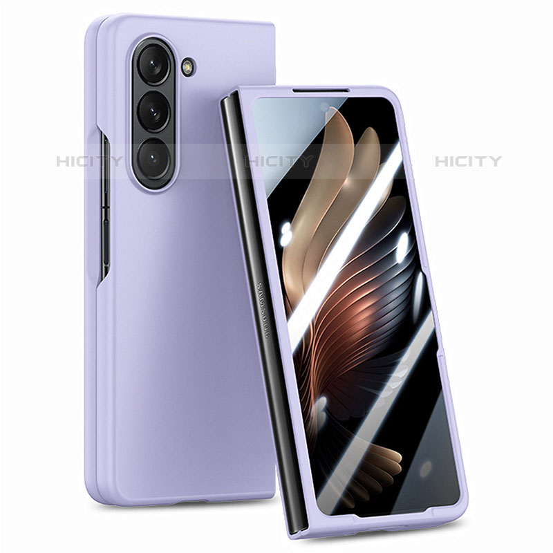 Funda Dura Plastico Rigida Carcasa Mate Frontal y Trasera 360 Grados SD1 para Samsung Galaxy Z Fold5 5G