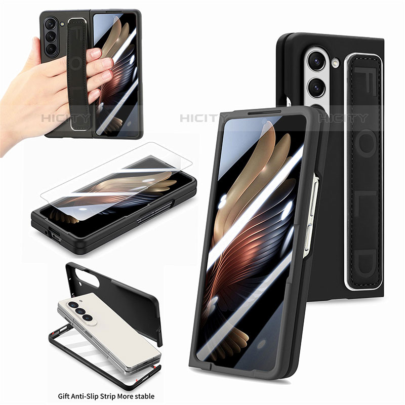 Funda Dura Plastico Rigida Carcasa Mate Frontal y Trasera 360 Grados SD3 para Samsung Galaxy Z Fold5 5G