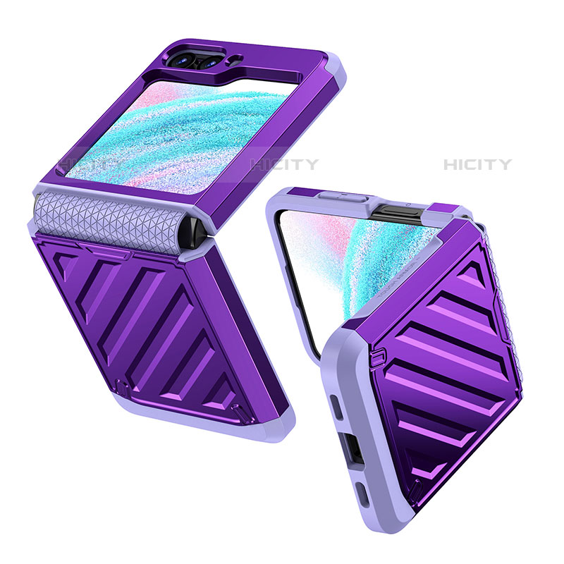 Funda Dura Plastico Rigida Carcasa Mate Frontal y Trasera 360 Grados Z01L para Samsung Galaxy Z Flip5 5G