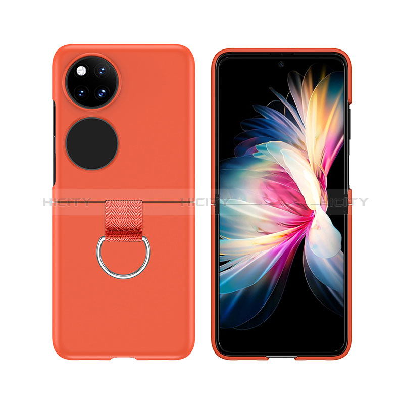 Funda Dura Plastico Rigida Carcasa Mate Frontal y Trasera 360 Grados Z02L para Huawei P50 Pocket