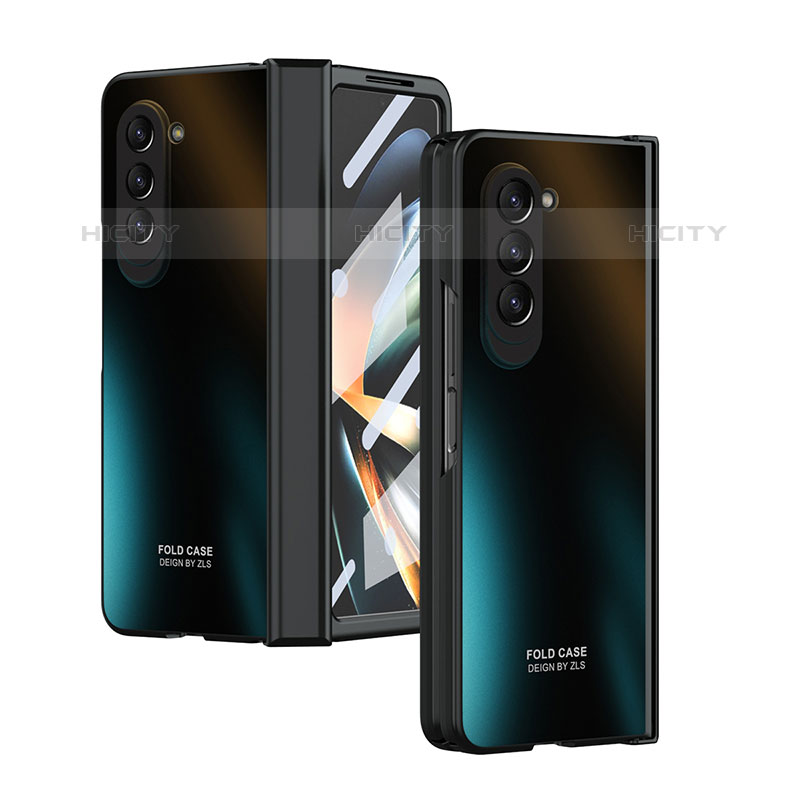 Funda Dura Plastico Rigida Carcasa Mate Frontal y Trasera 360 Grados Z04L para Samsung Galaxy Z Fold5 5G