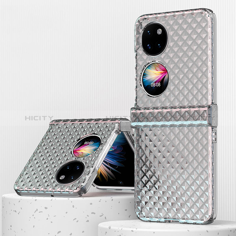 Funda Dura Plastico Rigida Carcasa Mate Frontal y Trasera 360 Grados ZL2 para Huawei P60 Pocket