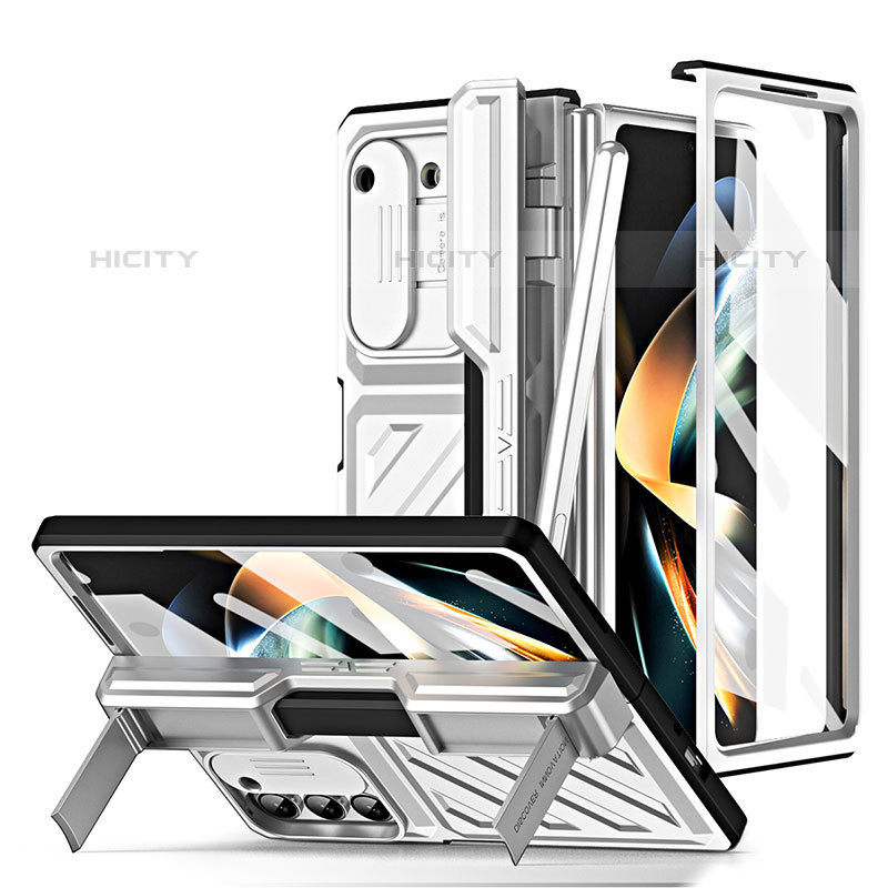 Funda Dura Plastico Rigida Carcasa Mate Frontal y Trasera 360 Grados ZL5 para Samsung Galaxy Z Fold5 5G