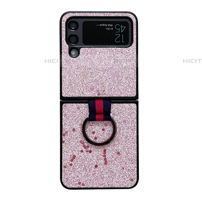 Funda Dura Plastico Rigida Carcasa Mate H08 para Samsung Galaxy Z Flip4 5G Rosa