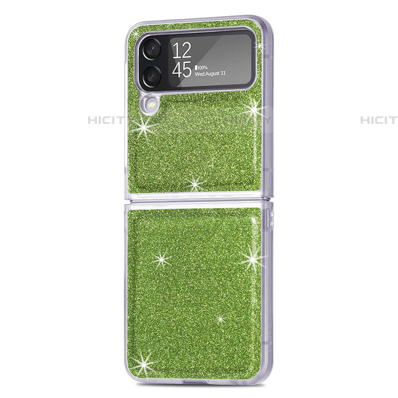 Funda Dura Plastico Rigida Carcasa Mate L02 para Samsung Galaxy Z Flip4 5G Verde