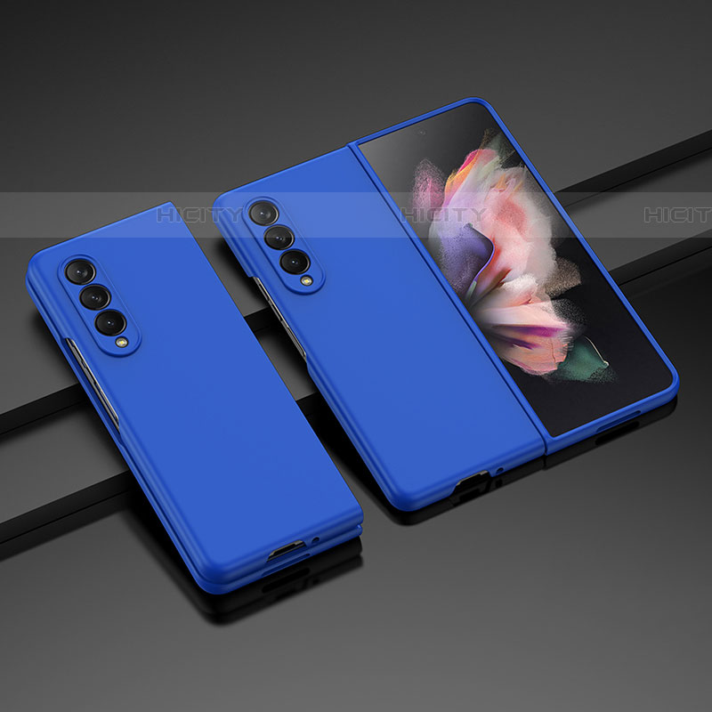 Funda Dura Plastico Rigida Carcasa Mate L05 para Samsung Galaxy Z Fold4 5G Azul