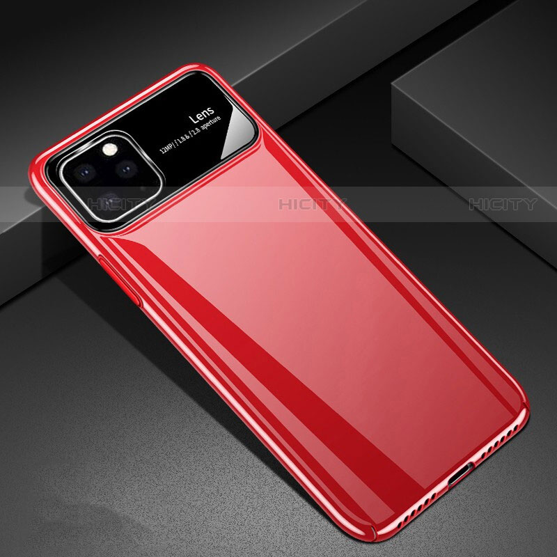 Funda Dura Plastico Rigida Carcasa Mate M01 para Apple iPhone 11 Pro Max Rojo