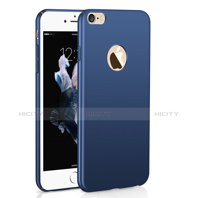 Funda Dura Plastico Rigida Carcasa Mate M01 para Apple iPhone 6 Azul