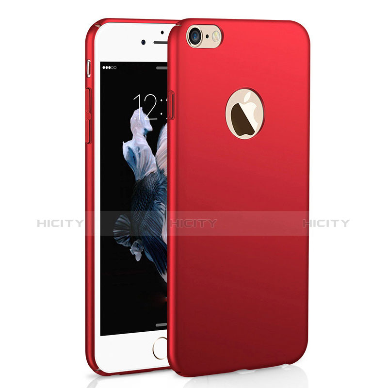 Funda Dura Plastico Rigida Carcasa Mate M01 para Apple iPhone 6 Rojo