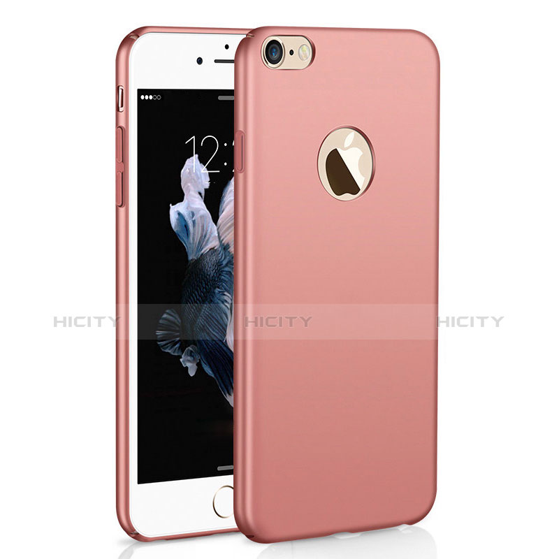 Funda Dura Plastico Rigida Carcasa Mate M01 para Apple iPhone 6S Oro Rosa