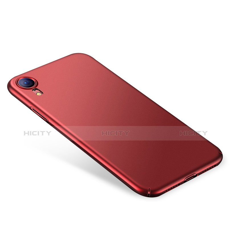 Funda Dura Plastico Rigida Carcasa Mate M01 para Apple iPhone XR Rojo