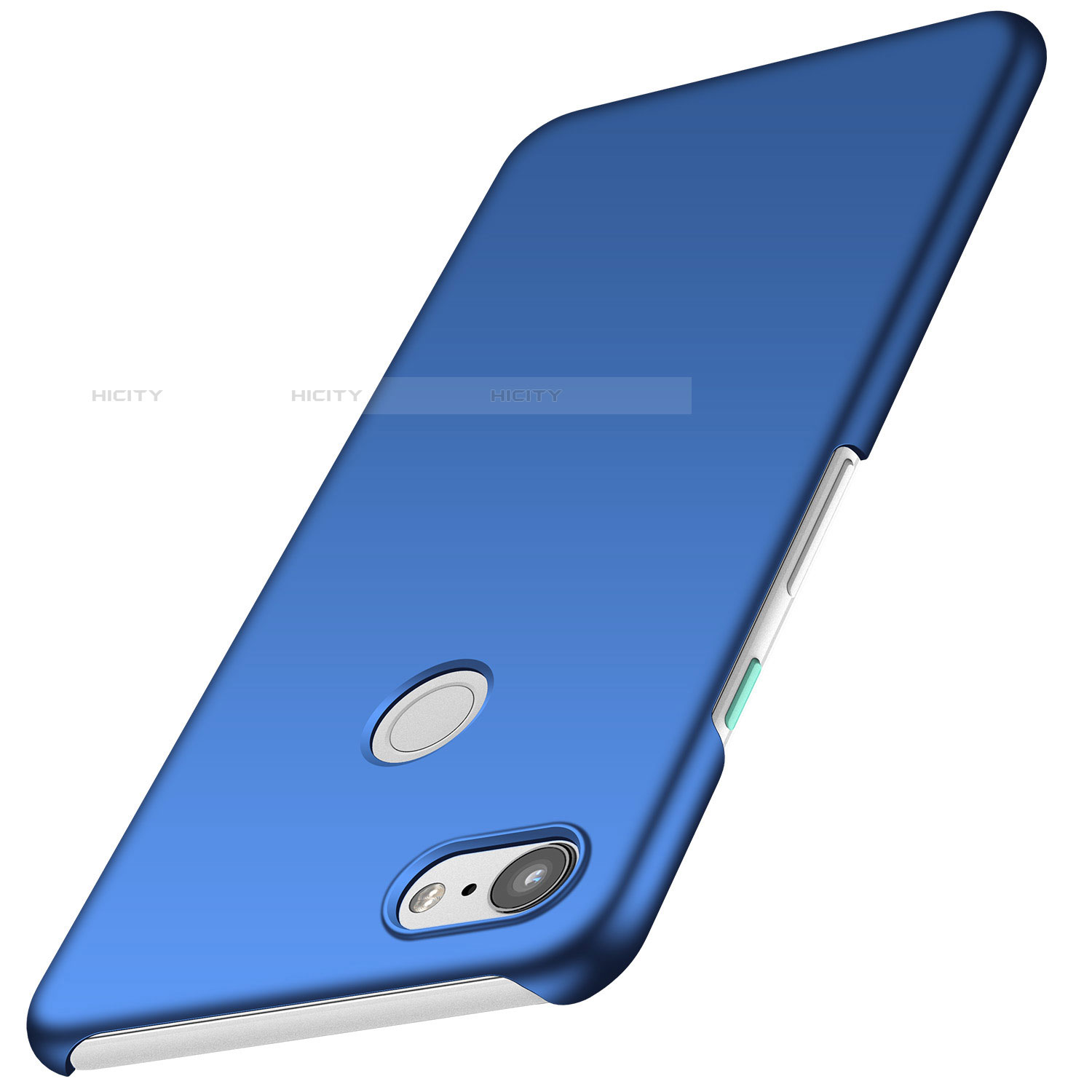 Funda Dura Plastico Rigida Carcasa Mate M01 para Google Pixel 3 XL Azul