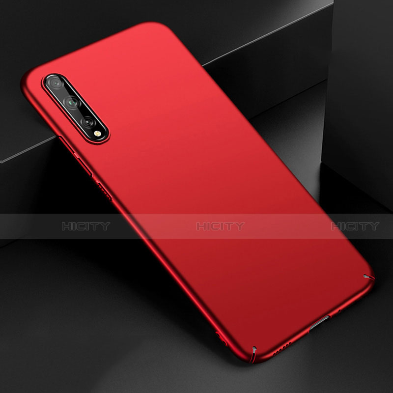 Funda Dura Plastico Rigida Carcasa Mate M01 para Huawei Enjoy 10S Rojo