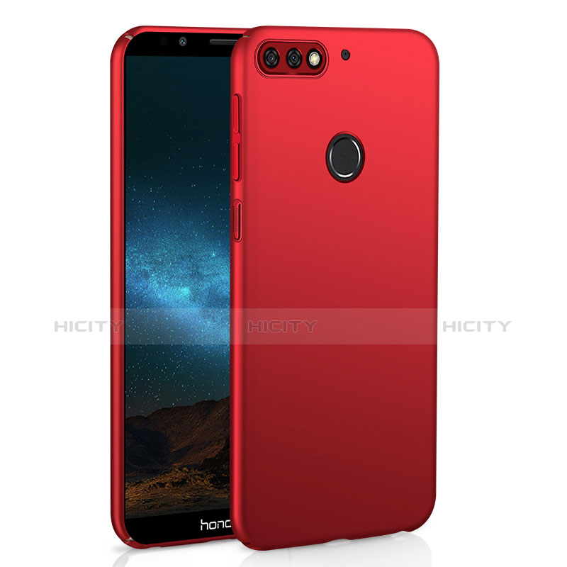 Funda Dura Plastico Rigida Carcasa Mate M01 para Huawei Honor 7C Rojo