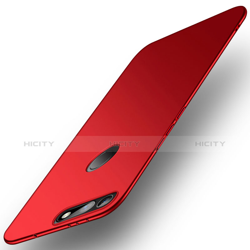 Funda Dura Plastico Rigida Carcasa Mate M01 para Huawei Honor V20 Rojo