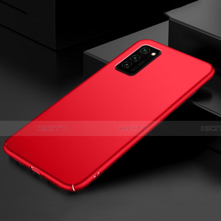 Funda Dura Plastico Rigida Carcasa Mate M01 para Huawei Honor V30 5G Rojo