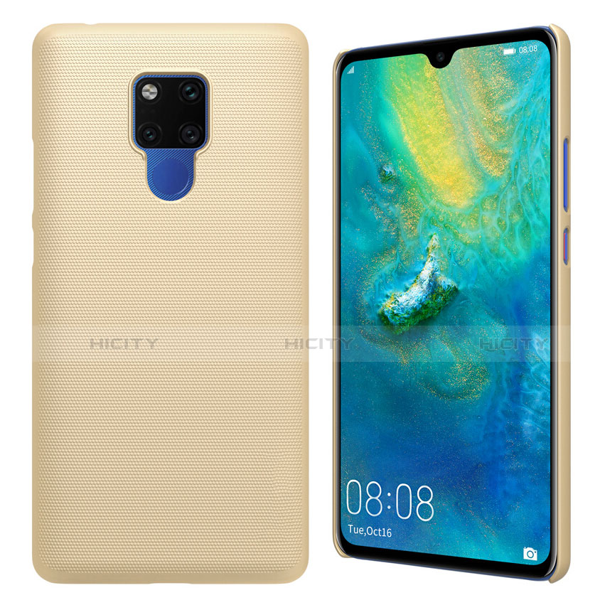 Funda Dura Plastico Rigida Carcasa Mate M01 para Huawei Mate 20 X 5G Oro