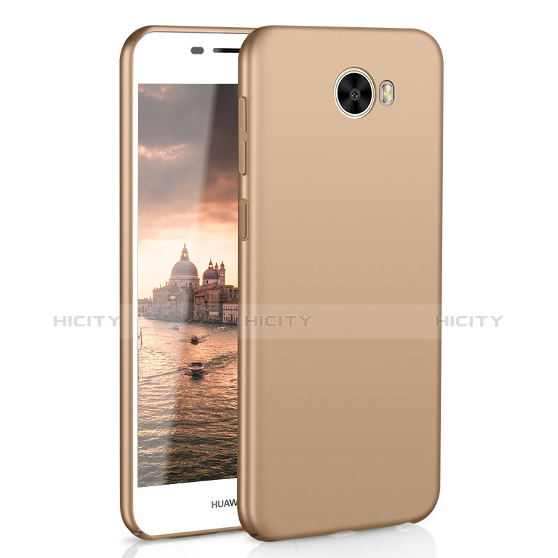 Funda Dura Plastico Rigida Carcasa Mate M01 para Huawei Y5 II Y5 2 Oro