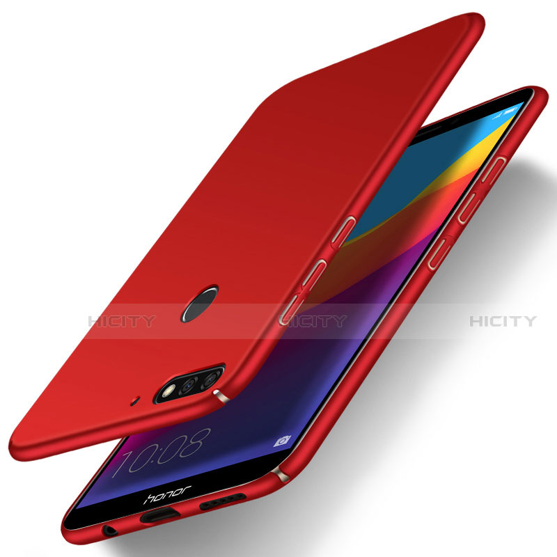 Funda Dura Plastico Rigida Carcasa Mate M01 para Huawei Y6 (2018) Rojo