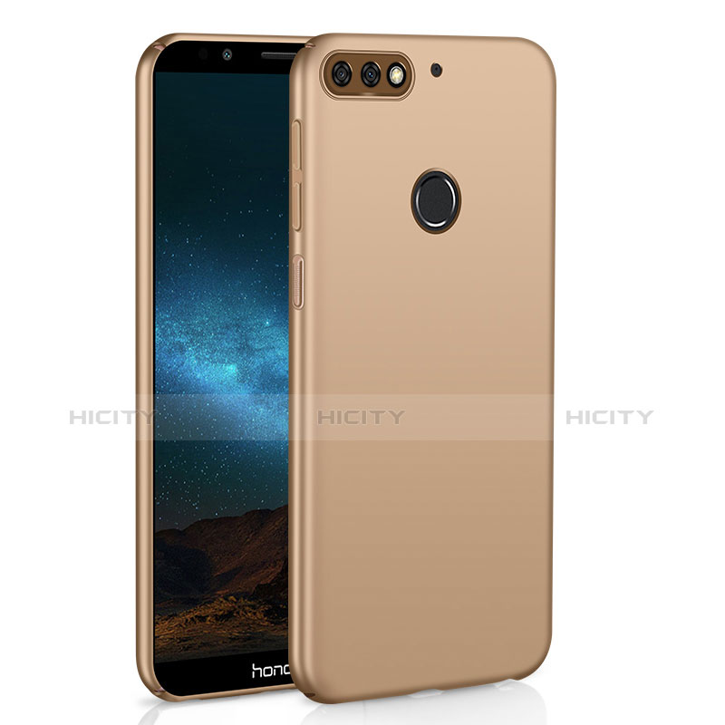 Funda Dura Plastico Rigida Carcasa Mate M01 para Huawei Y7 (2018) Oro