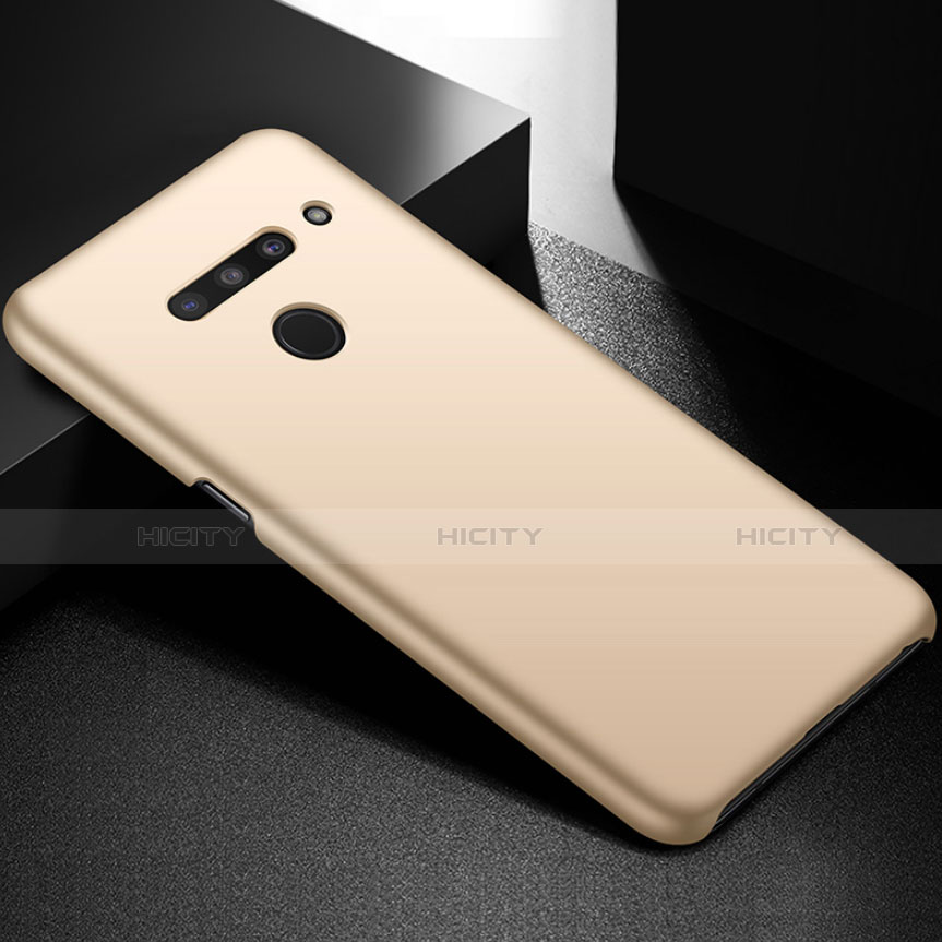 Funda Dura Plastico Rigida Carcasa Mate M01 para LG V50 ThinQ 5G Oro