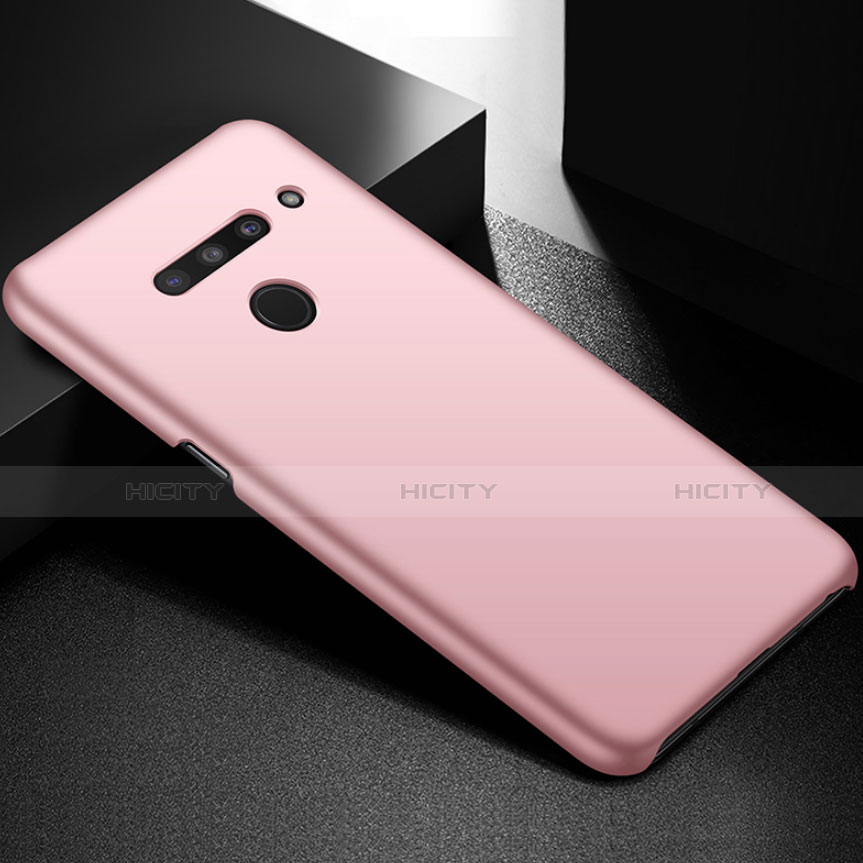 Funda Dura Plastico Rigida Carcasa Mate M01 para LG V50 ThinQ 5G Oro Rosa