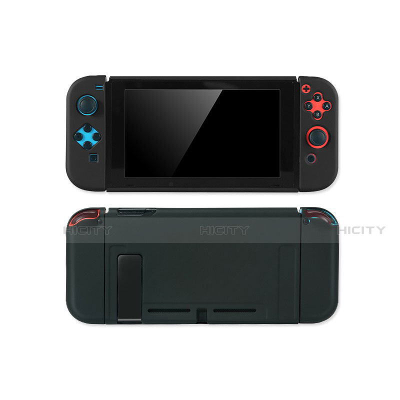 Funda Dura Plastico Rigida Carcasa Mate M01 para Nintendo Switch Negro