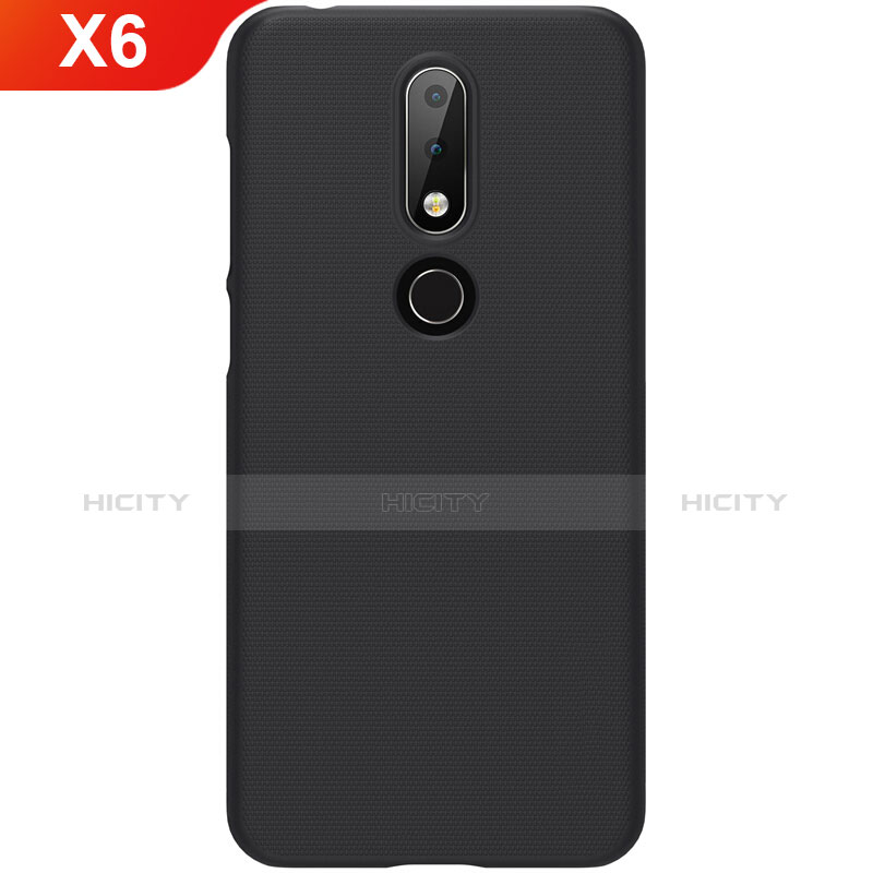 Funda Dura Plastico Rigida Carcasa Mate M01 para Nokia X6 Negro