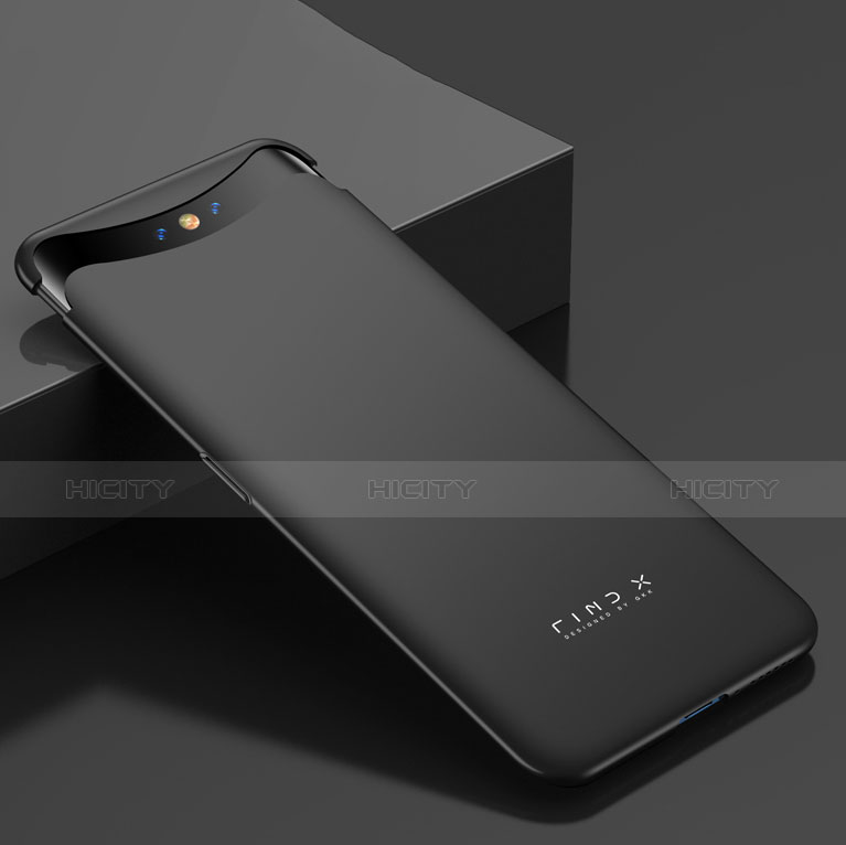 Funda Dura Plastico Rigida Carcasa Mate M01 para Oppo Find X Negro