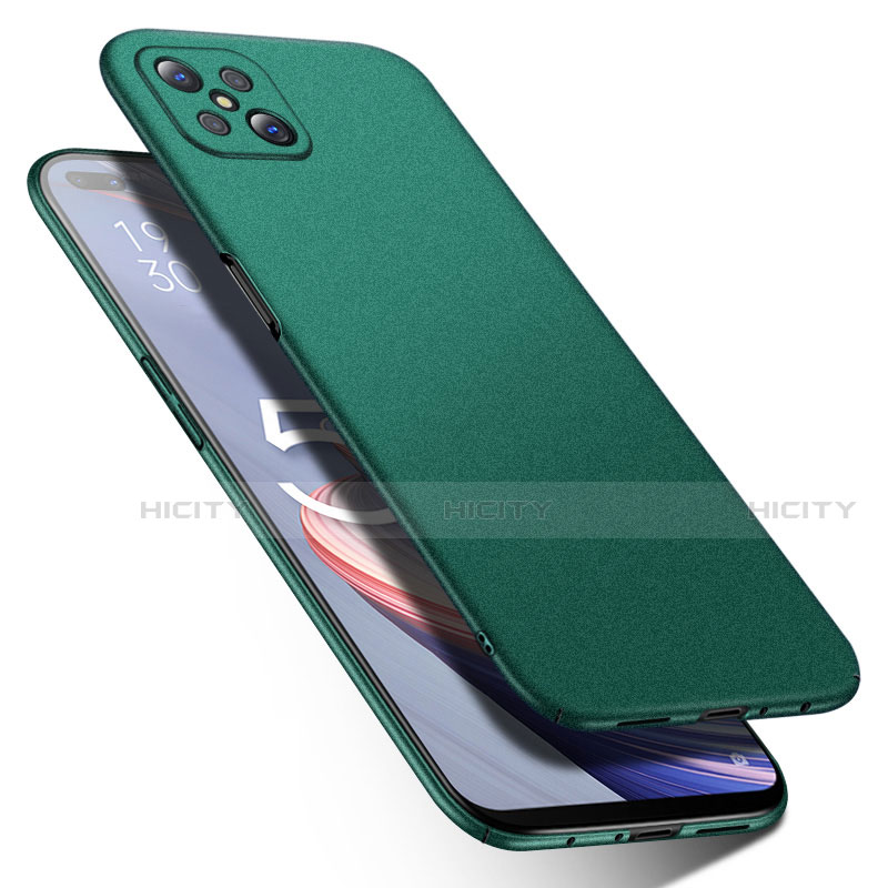 Funda Dura Plastico Rigida Carcasa Mate M01 para Oppo Reno4 Z 5G Verde