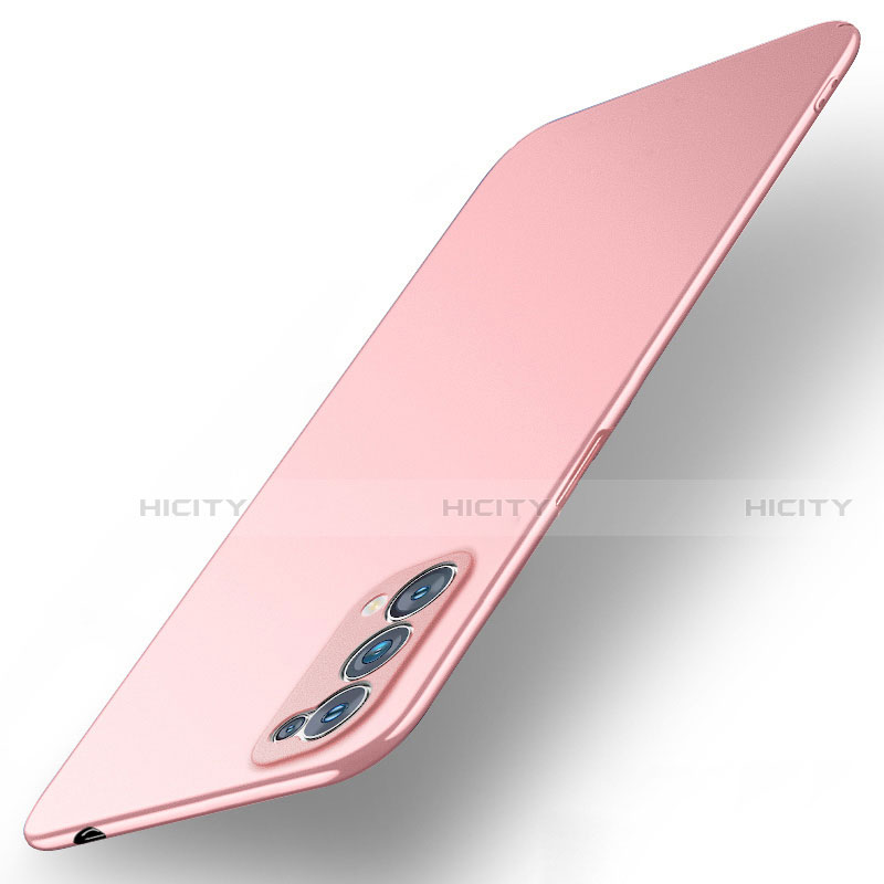 Funda Dura Plastico Rigida Carcasa Mate M01 para Oppo Reno5 Pro 5G Oro Rosa