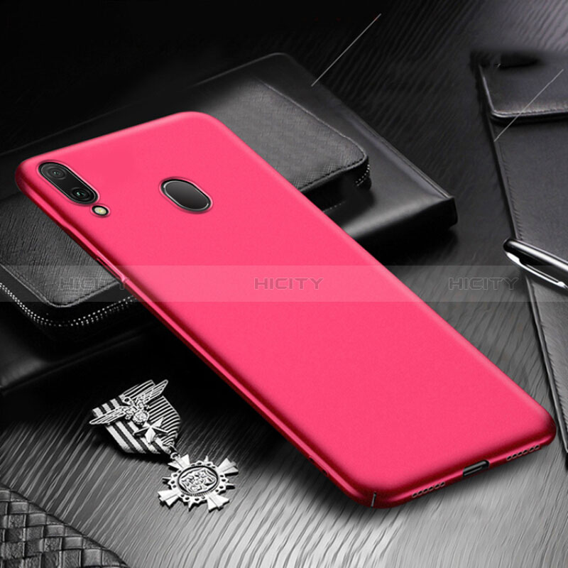 Funda Dura Plastico Rigida Carcasa Mate M01 para Samsung Galaxy A20 Rojo