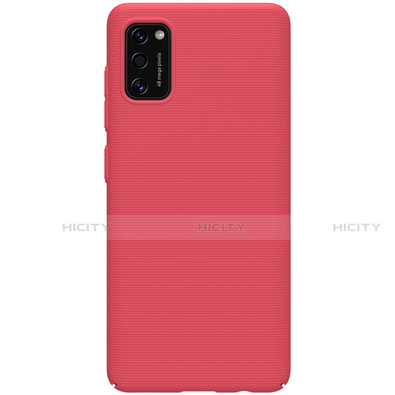 Funda Dura Plastico Rigida Carcasa Mate M01 para Samsung Galaxy A41 Rojo