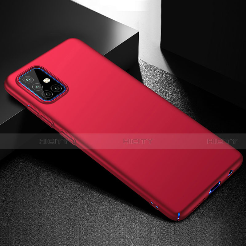 Funda Dura Plastico Rigida Carcasa Mate M01 para Samsung Galaxy A51 4G Rojo