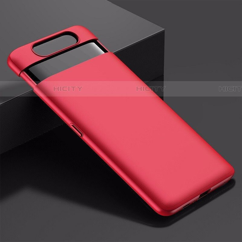 Funda Dura Plastico Rigida Carcasa Mate M01 para Samsung Galaxy A90 4G Rojo