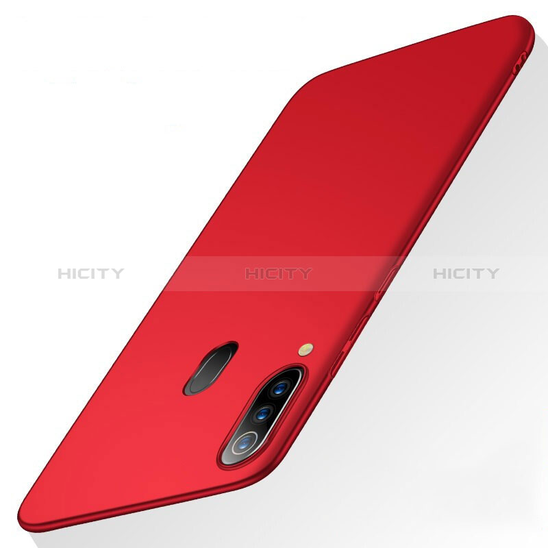 Funda Dura Plastico Rigida Carcasa Mate M01 para Samsung Galaxy M40 Rojo