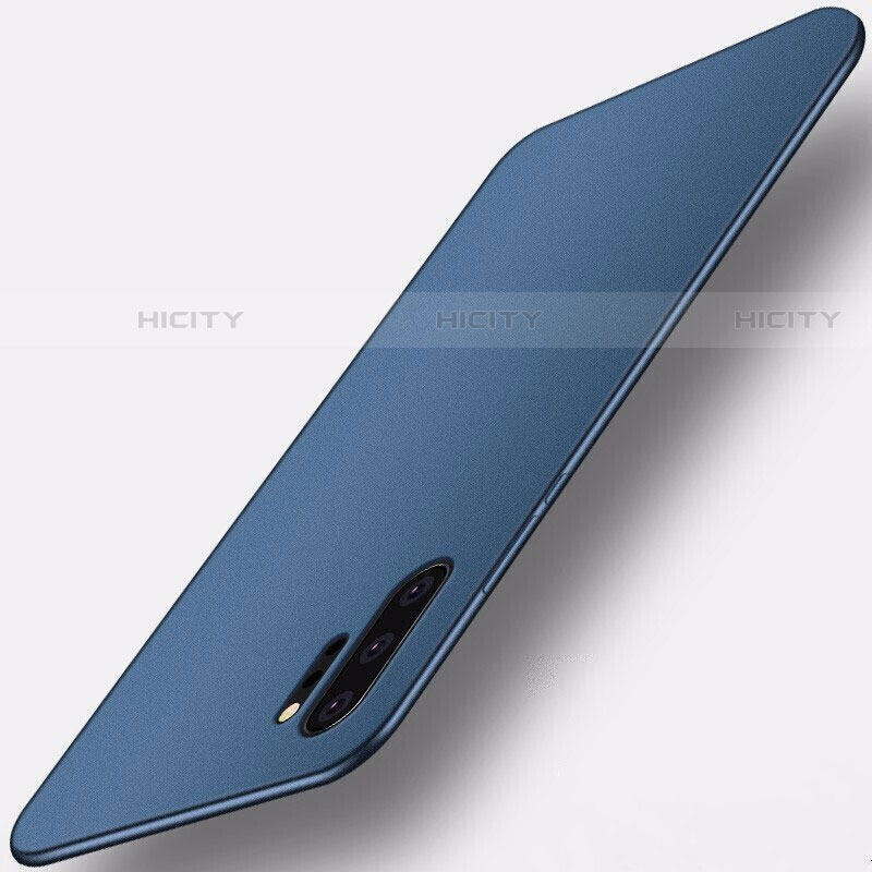 Funda Dura Plastico Rigida Carcasa Mate M01 para Samsung Galaxy Note 10 Plus Azul