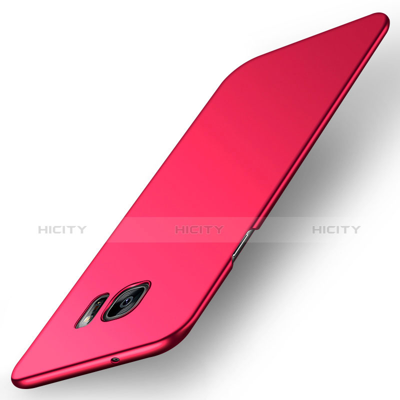 Funda Dura Plastico Rigida Carcasa Mate M01 para Samsung Galaxy S7 Edge G935F Rojo