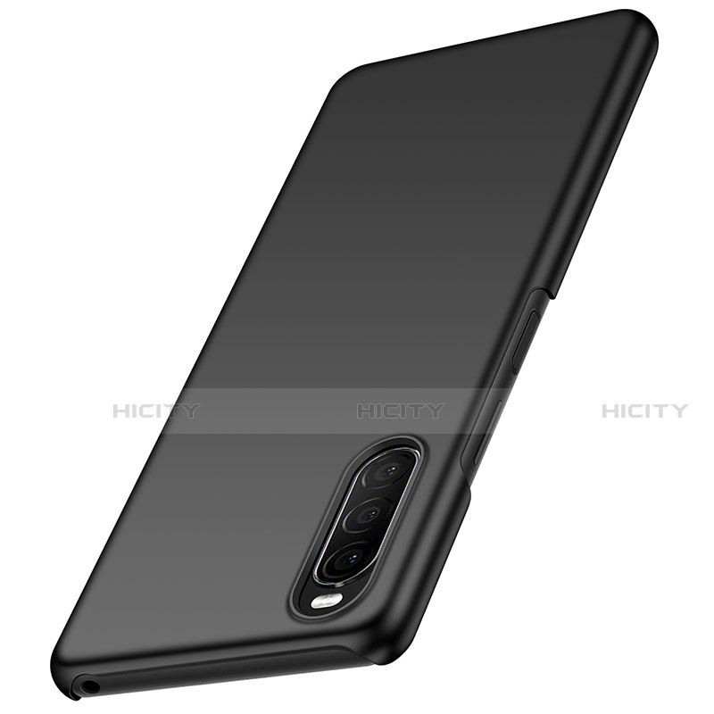 Funda Dura Plastico Rigida Carcasa Mate M01 para Sony Xperia 10 II Negro