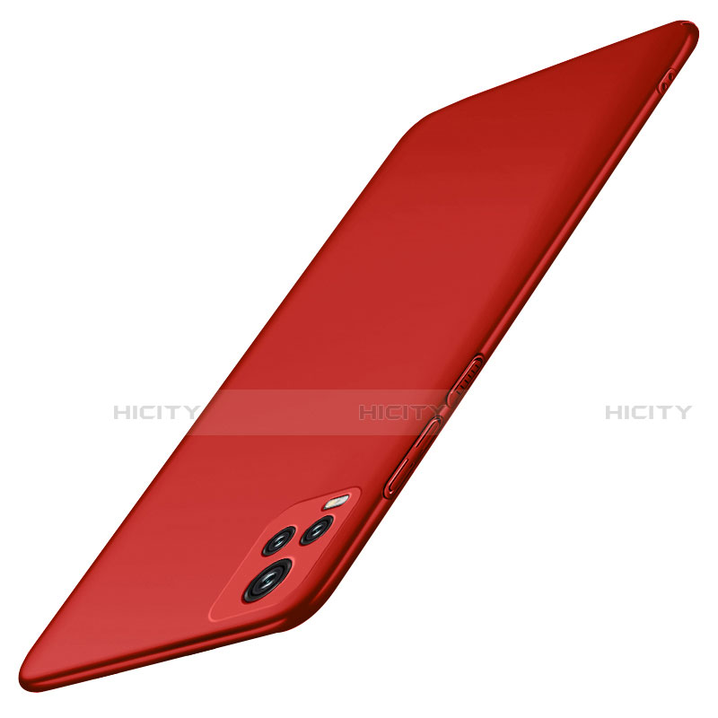 Funda Dura Plastico Rigida Carcasa Mate M01 para Vivo V20 Pro 5G Rojo