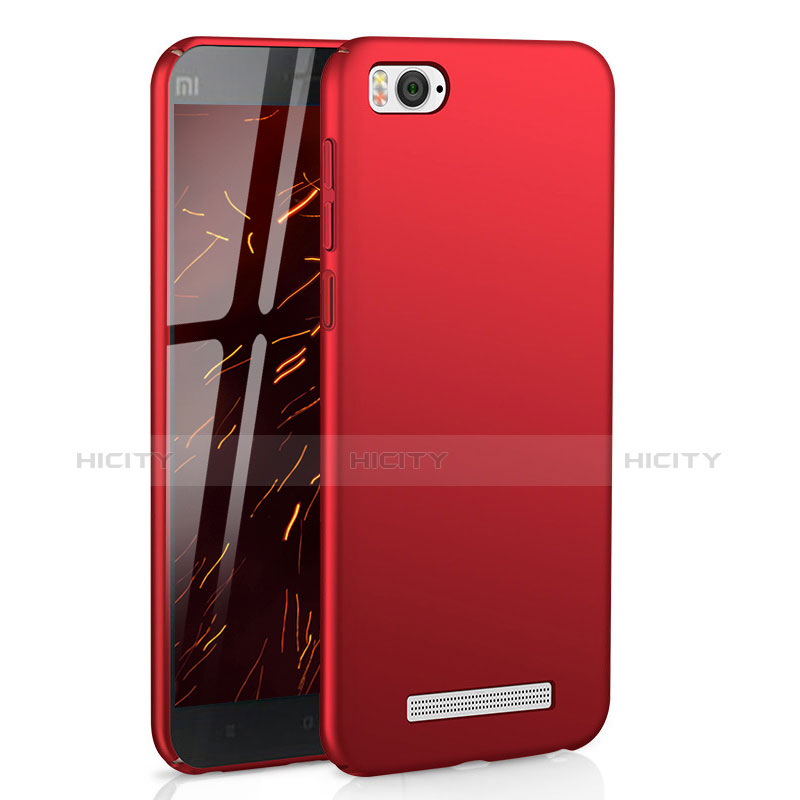Funda Dura Plastico Rigida Carcasa Mate M01 para Xiaomi Mi 4i Rojo