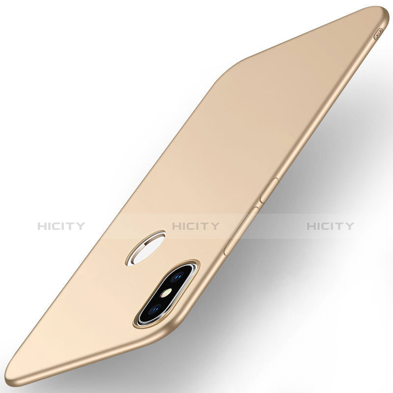 Funda Dura Plastico Rigida Carcasa Mate M01 para Xiaomi Mi Max 3 Oro