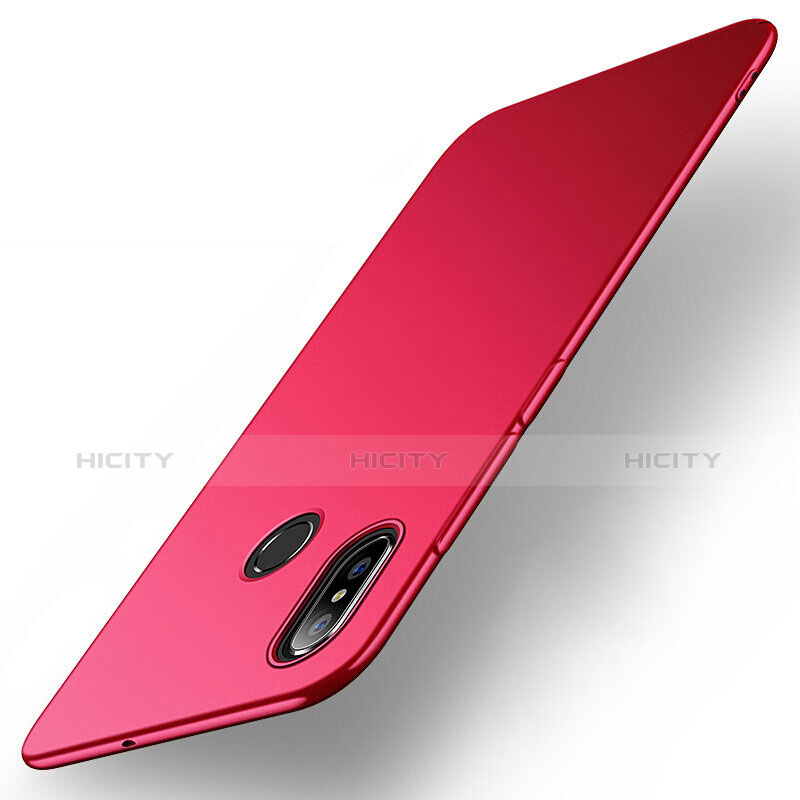 Funda Dura Plastico Rigida Carcasa Mate M01 para Xiaomi Mi Max 3 Rojo