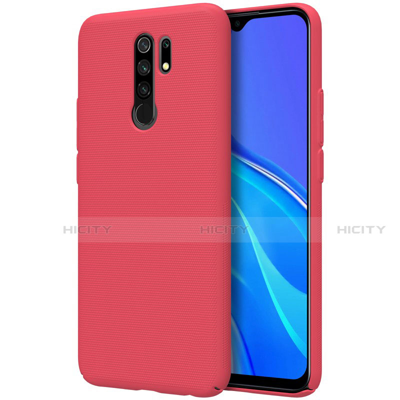 Funda Dura Plastico Rigida Carcasa Mate M01 para Xiaomi Redmi 9 Rojo