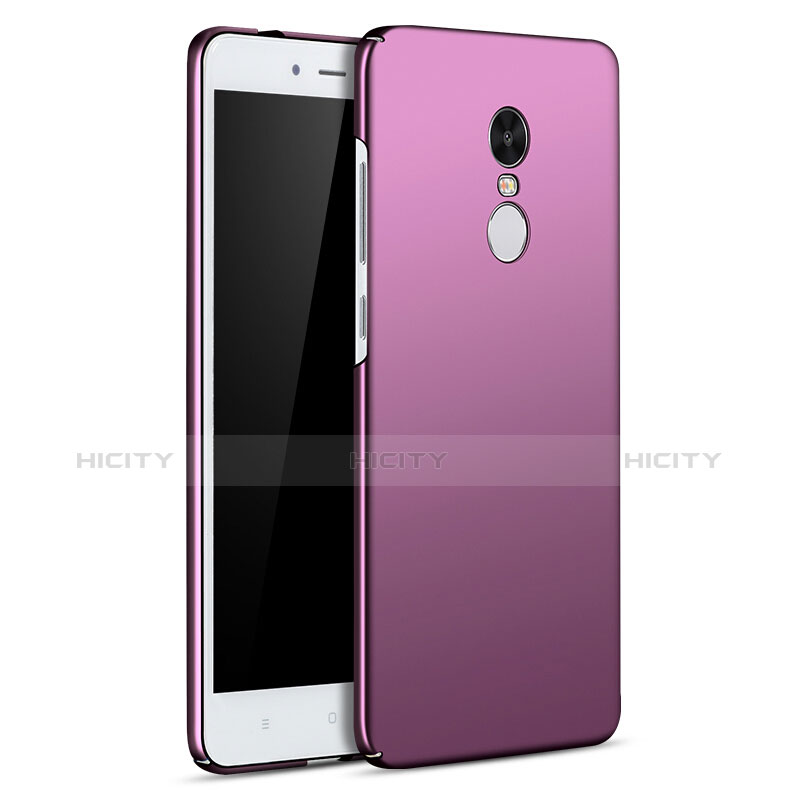 Funda Dura Plastico Rigida Carcasa Mate M01 para Xiaomi Redmi Note 4 Standard Edition Morado