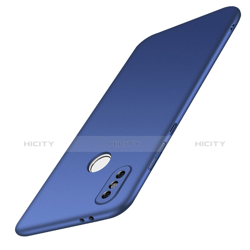 Funda Dura Plastico Rigida Carcasa Mate M01 para Xiaomi Redmi Note 5 Pro Azul