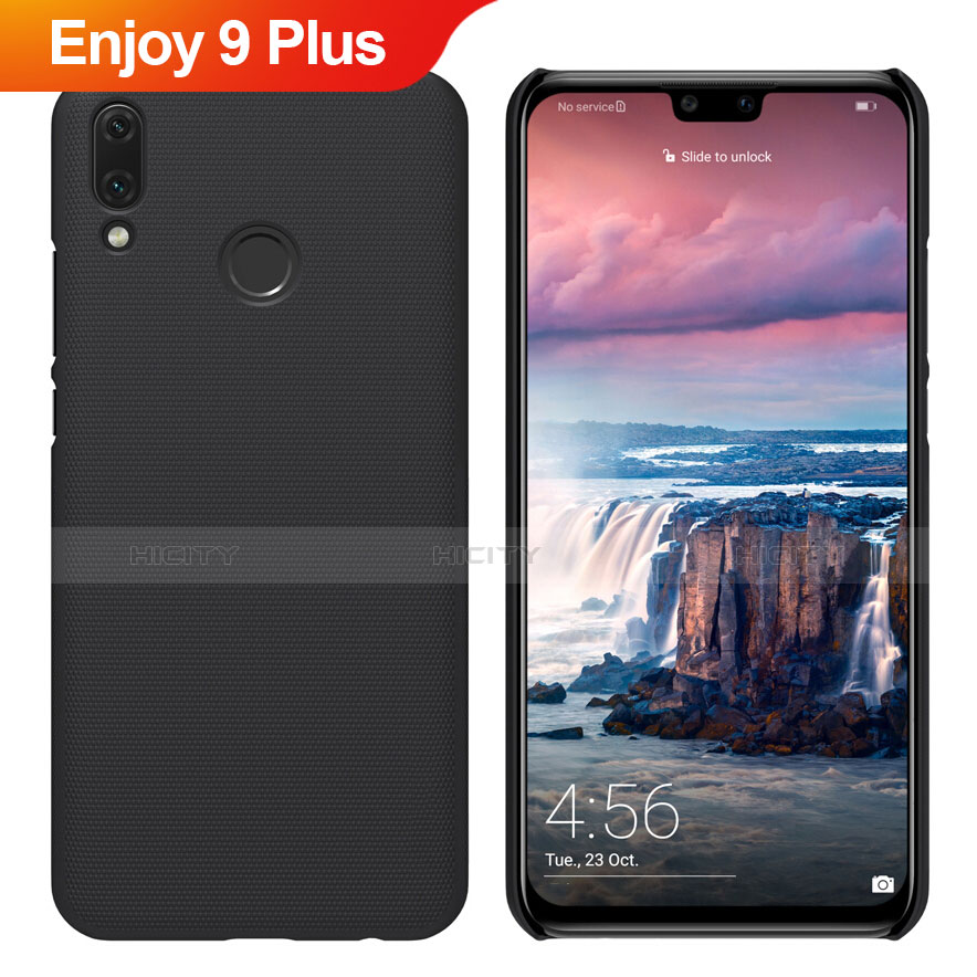 Funda Dura Plastico Rigida Carcasa Mate M02 para Huawei Enjoy 9 Plus Negro