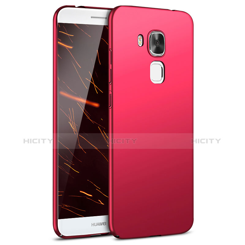 Funda Dura Plastico Rigida Carcasa Mate M02 para Huawei G9 Plus Rojo