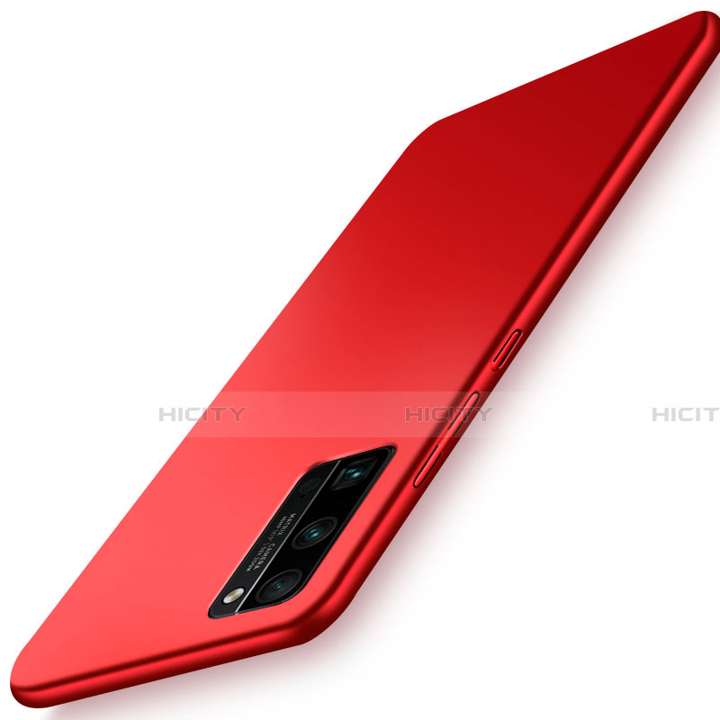 Funda Dura Plastico Rigida Carcasa Mate M02 para Huawei Honor 30 Pro Rojo